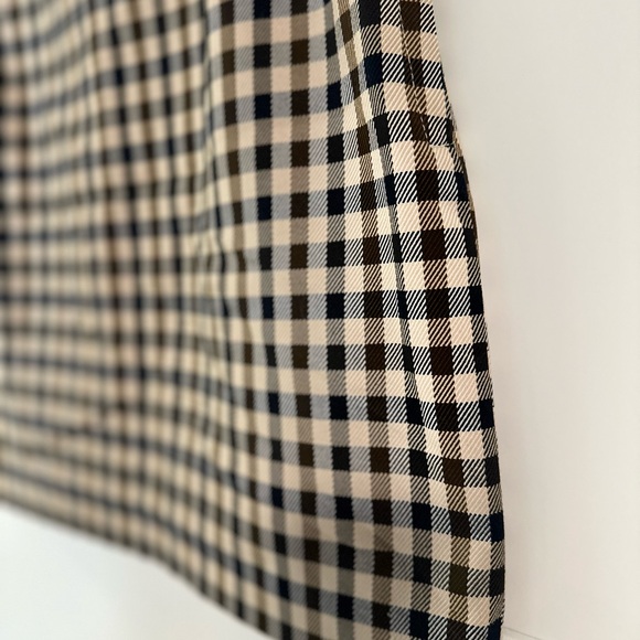 Brown & cream Mini skirt, chequered print, side zipper , above knee length H&M - Picture 3 of 3